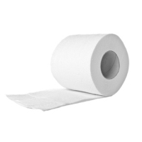 1 Ply - Virgin Toilet Tissue - 500 sheet - unwrapped